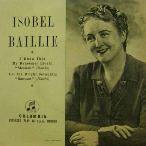 Isobel Baillie-Messiah/Samson-Columbia-7" Vinyl