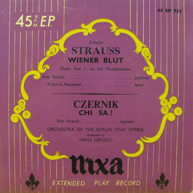 Hans Lenzer-Wiener Blut-Nixa/ PYE-7" Vinyl