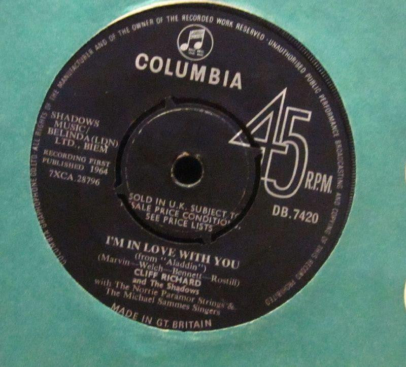 Cliff Richard-I'm In Love With You-Columbia-7" Vinyl
