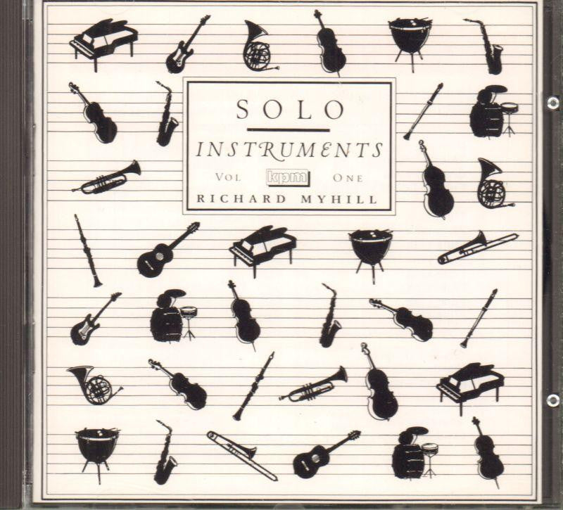 Richard Myhill-Solo Instruments Vol.One-CD Album