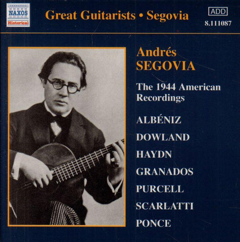 Segovia-The 1944 American Recordings-CD Album