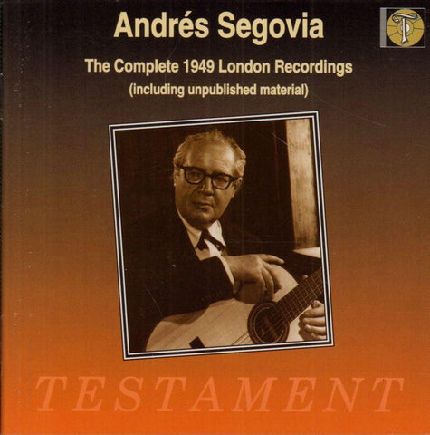 Segovia-The Complete 1949 Recordings-CD Album