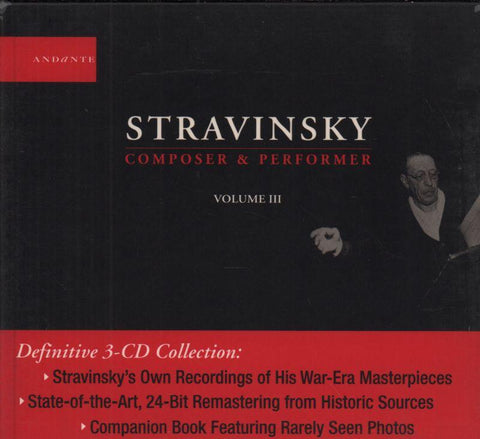 Stravinsky-Volume III-CD Album