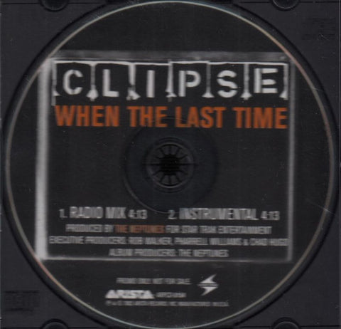 When The Last Time-Arista-CD Single