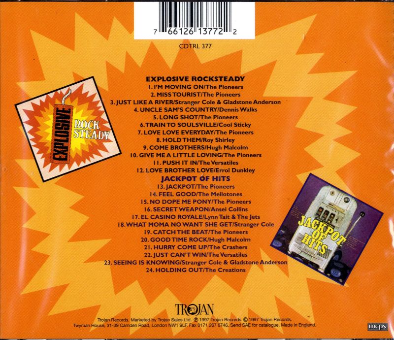 Jackpot Of Hits-Trojan-CD Album-New & Sealed