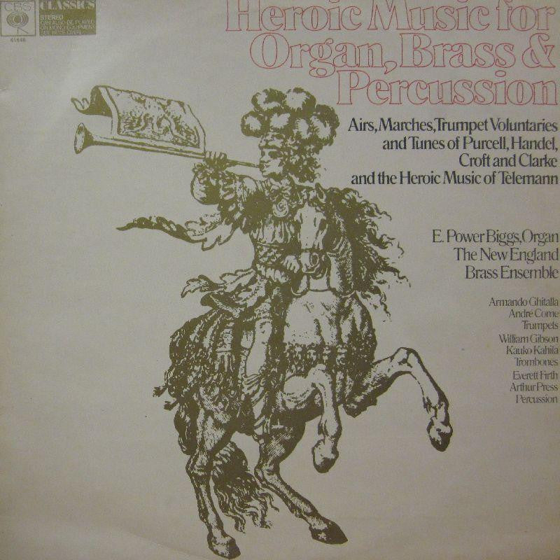 The New English Brass Ensemble-Heroic Music For Organ, Brass & Percussion-CBS Classics-Vinyl LP