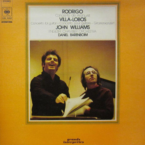 Rodrigo/Villa-Lobos-Concerto De Aranjuez/Concerto For Guitar-CBS-Vinyl LP Gatefold