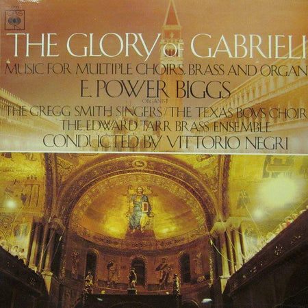 The Glory of Gabriel-Music For Multiple Choirs, Brass And Organ-CBS-Vinyl LP
