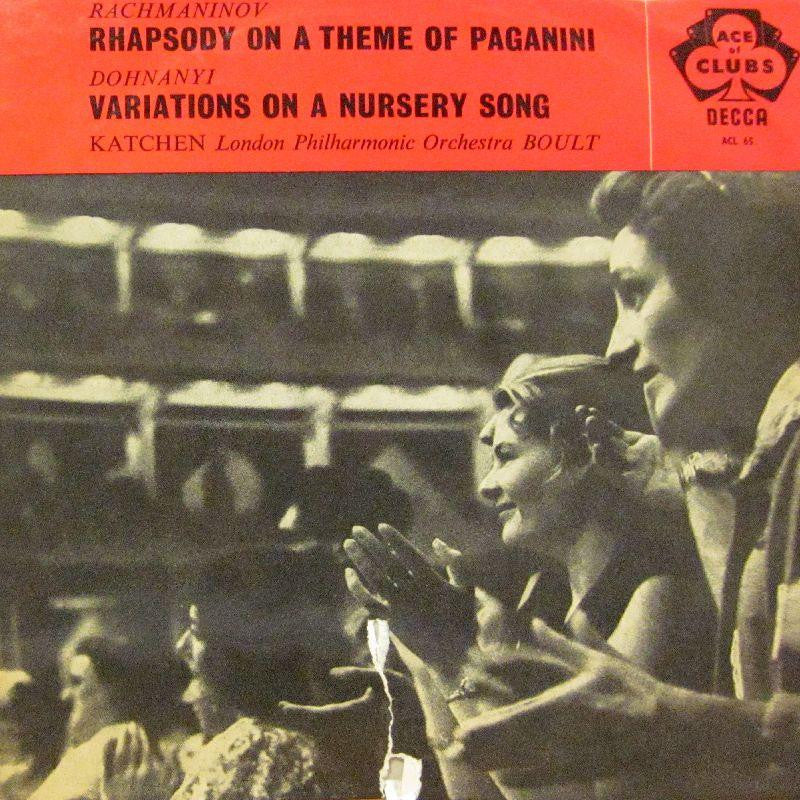 Rachmaninov/Dohanyi-Rhapsody On A Theme/Variations On A Nursery Song-Decca (Ace Of Clubs)-Vinyl LP