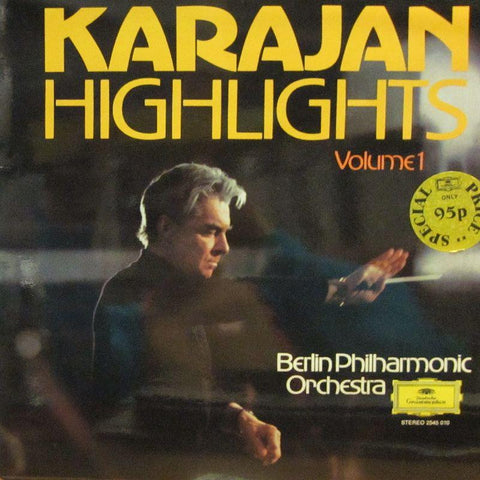 Karajan & Berlin Philharmonic Orchestra-Karajan Highlights Volume 1-Deutsche Grammophon-Vinyl LP Gatefold