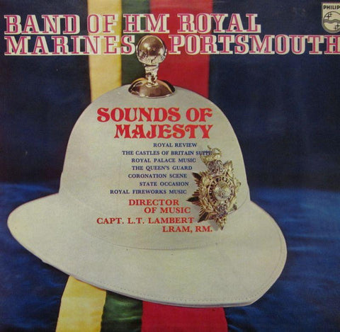 Band of H.M. Royal Marines Portsmouth-Sounds Of Majesty-Philips-Vinyl LP
