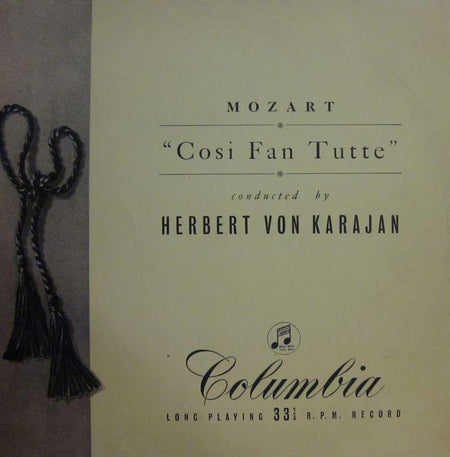 Mozart-Cosi Fan Tutte-Columbia-Vinyl LP
