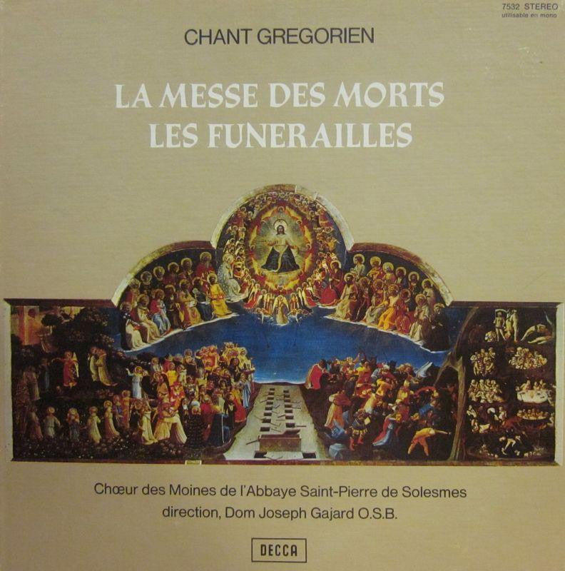 Chant Gregorien-La Messe Des Morts/Les Funerailles-Decca-Vinyl LP Gatefold