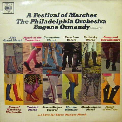 The Philadelphia Orchestra-A Festival Of Marches-CBS-Vinyl LP