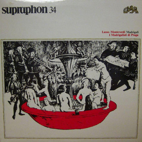 Lasso/Monteverdi-Madrigali-Supraphon-Vinyl LP