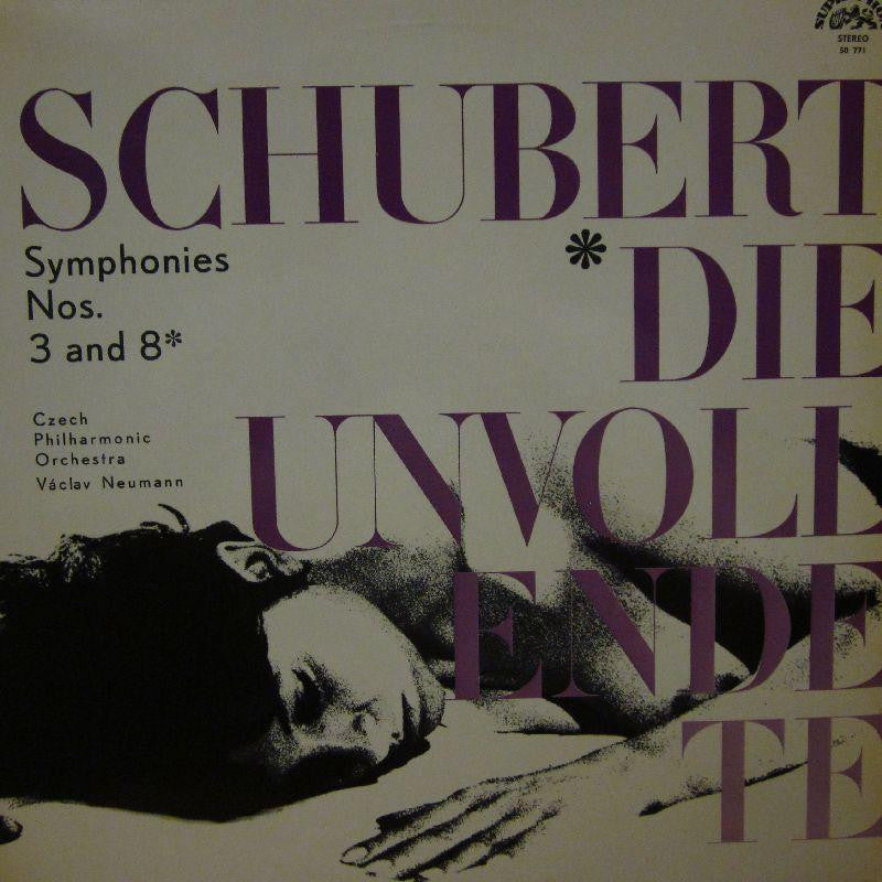 Schubert-Symphonies No.3 & 8 -Supraphon-Vinyl LP