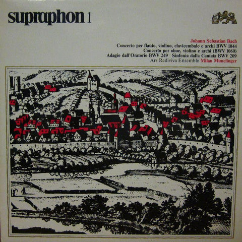 Bach-Concerto Per Flauto,Violino,Clavicembalo-Supraphon-Vinyl LP