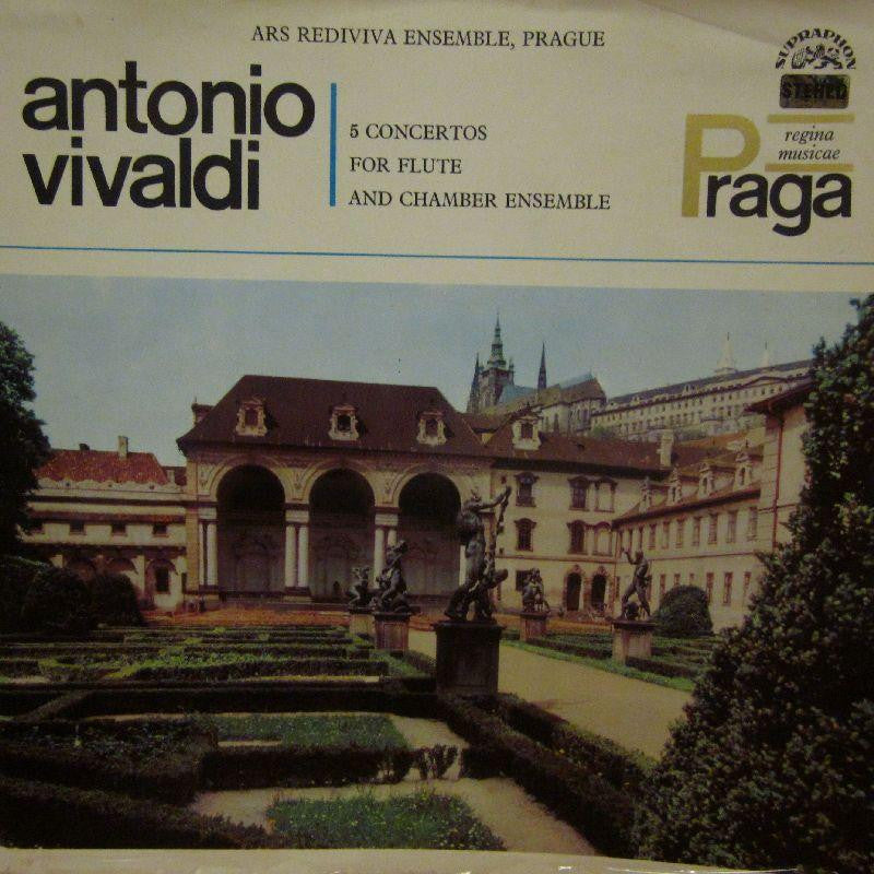 Vivaldi-5 Concertos For Flute-Supraphon-Vinyl LP Gatefold