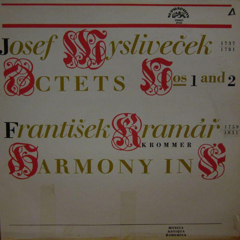 Myslivecek/Krommer-Kramar-Octets 1 & 2/Harmony For Wind Instruments-Supraphon-Vinyl LP