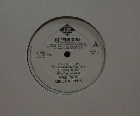 Wee Papa Girl Rappers-The Word Is Rap-JIVE-12" Vinyl