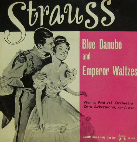 Strauss-Blue Danube & Emperor Waltzes-Concert Hall-7" Vinyl