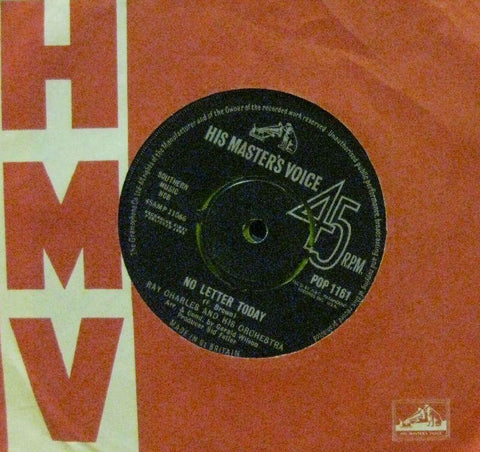 Ray Charles-No Letter Today-HMV-7" Vinyl