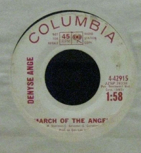 Denyse Ange-March Of The Angels-Columbia-7" Vinyl