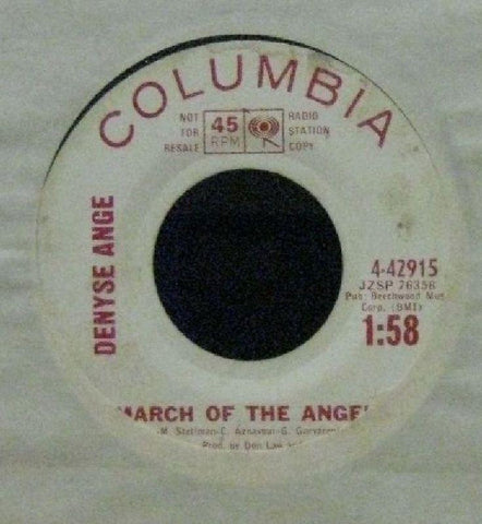 Denyse Ange-March Of The Angels-Columbia-7" Vinyl