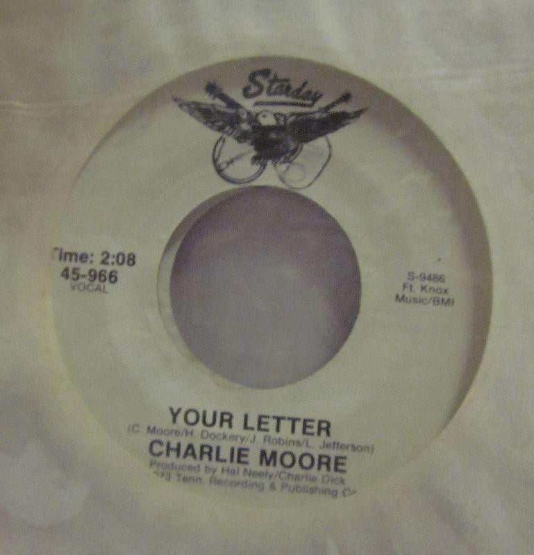 Charlie Moore-Your Letter-Starday-7" Vinyl