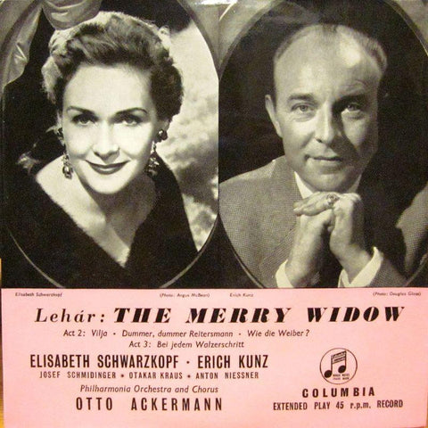 Lehar-The Merry Widow-Columbia-7" Vinyl