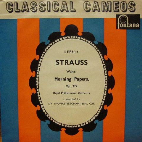 Strauss-Waltz-Morning Papers-Fontana-7" Vinyl