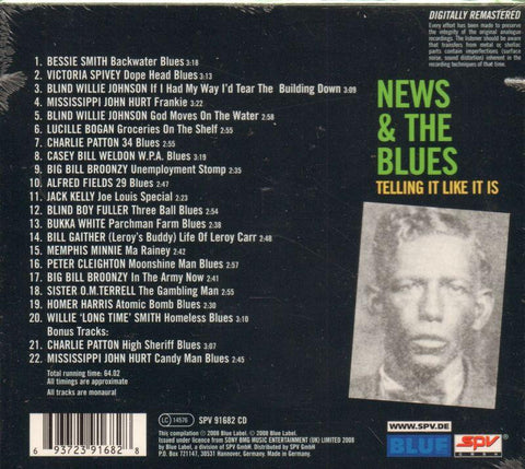 New & The Blues: Telling It Like It Is-CD Album-Like New