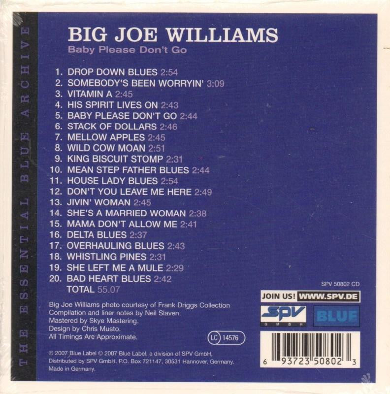 Baby Please Don't Go-CD Album-Like New