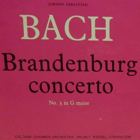 Bach-Brandenburg Concerto No.3 in G-ARC-7" Vinyl