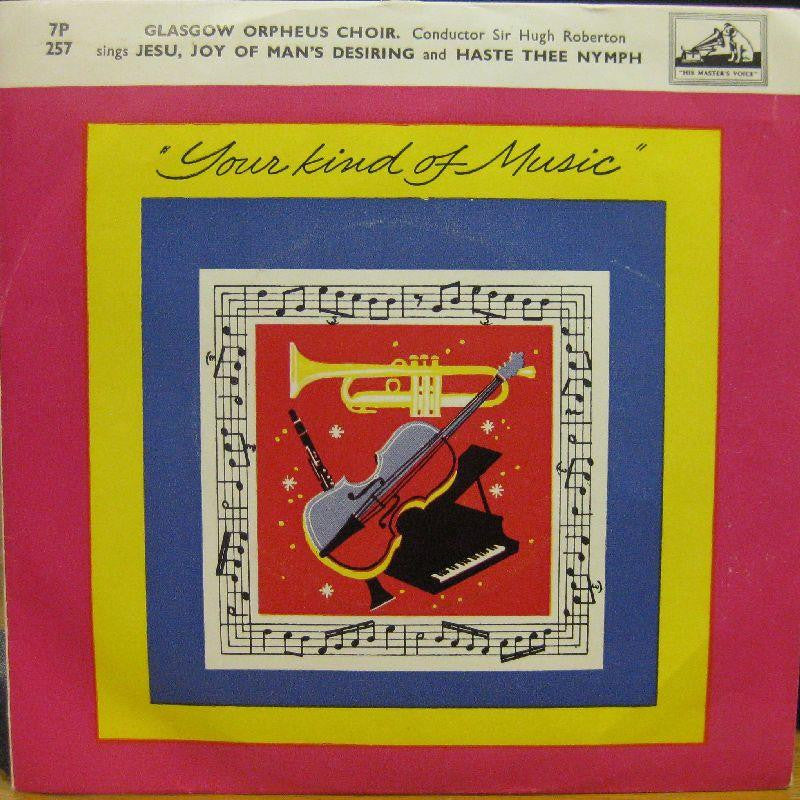 Glasgow Orpheus Choir-Sings Jesu, Joy Of Man's Desiring-HMV-7" Vinyl