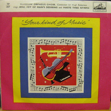 Glasgow Orpheus Choir-Sings Jesu, Joy Of Man's Desiring-HMV-7" Vinyl