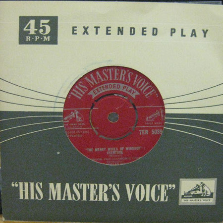 Sir Adrian Boult-Merry Wives Of Windsor-HMV-7" Vinyl