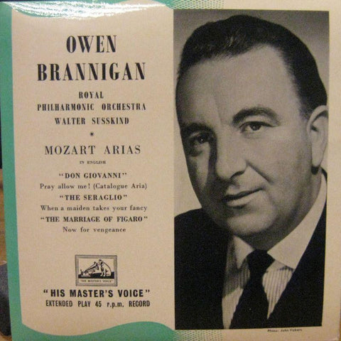 Mozart/Owen Brannigan-Arias-HMV-7" Vinyl