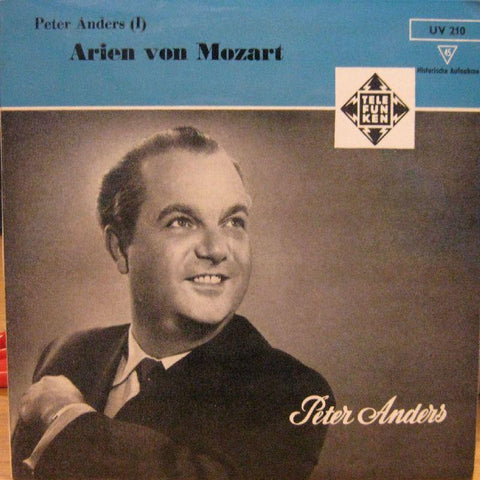 Peter Anders-Arien Von Mozart-Telefunken-7" Vinyl