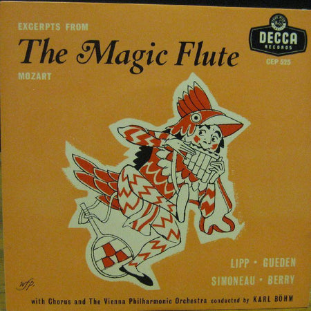 Mozart-Excepts From The Magic Flute-Decca-7" Vinyl