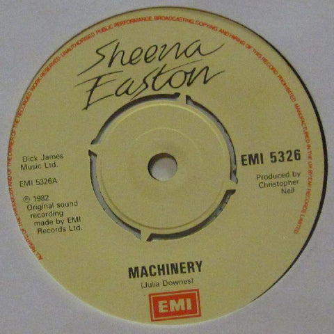 Sheena Easton-Machinery-EMI-7" Vinyl