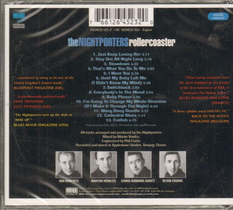Rollercoaster-Indigo-CD Album-New