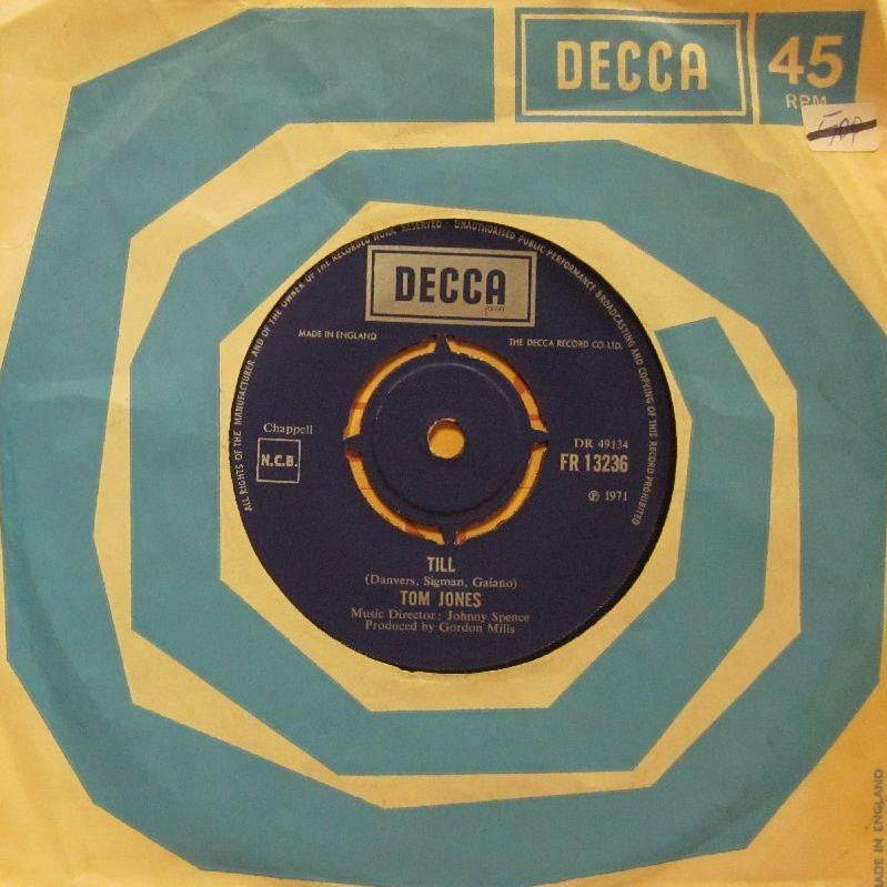 Tom Jones-Till-Decca-7" Vinyl