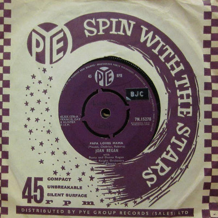 Joan Regan-Papa Loves Mama-Pye-7" Vinyl