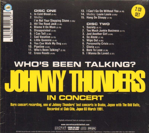 Who's Been Talking?-2CD Album-New & Sealed