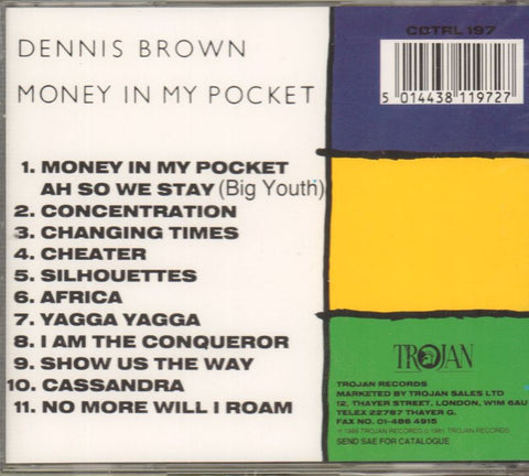 Money In My Pocket-Trojan-CD Album-New