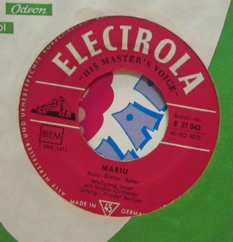 Wolfgang Sauer Mit Studio Orchester-Mariu-Electrola-7" Vinyl