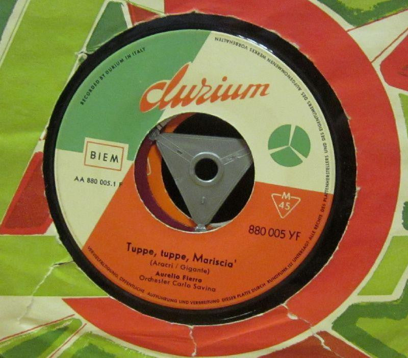 Aurelio Fierro-Tuppe, Tuppe, Mariscia-Durium-7" Vinyl