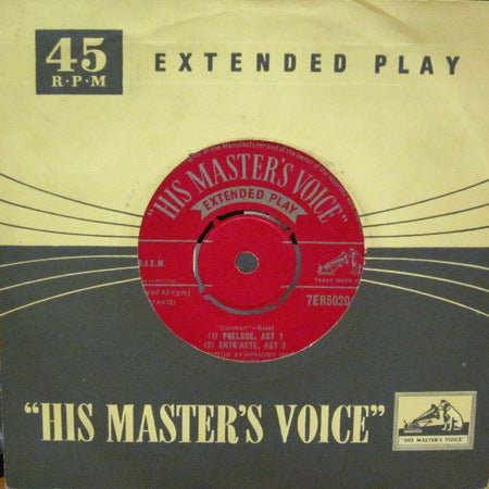 Bizet-Carmen-HMV-7" Vinyl