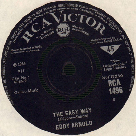 Eddy Arnold-The Easy Way-RCA-7" Vinyl